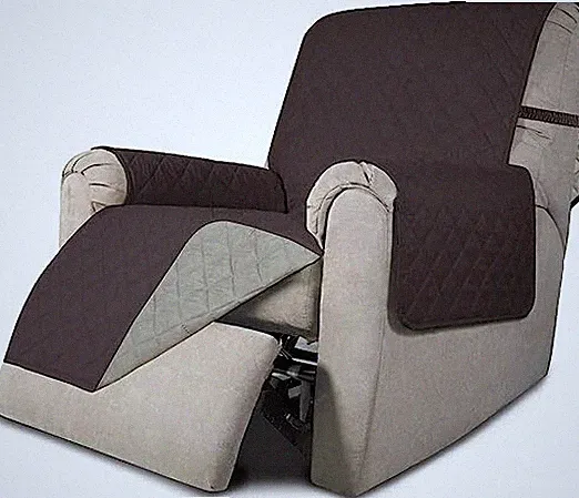 Easy-Going Recliner Chair Cover Reversible Recliner Slipcover Water Resistant
