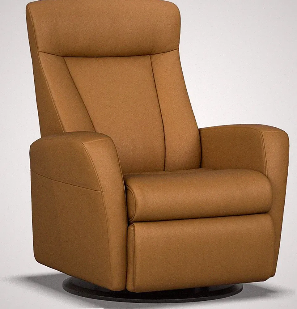 IMG Prince RG201 Medium Manual Relaxer Recliner Chair Prime Tuscan Leather P331