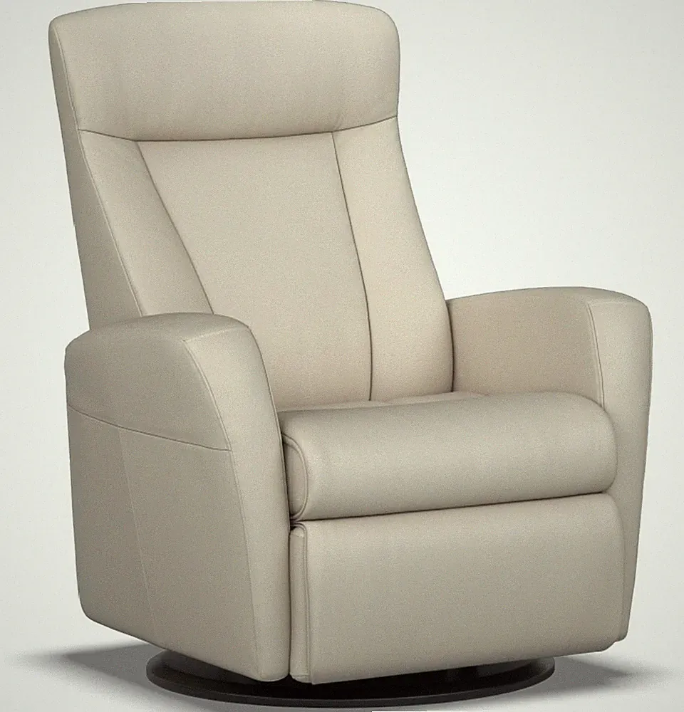 IMG Prince RG201 Medium Manual Relaxer Recliner Chair Prime Whisper Leather P330