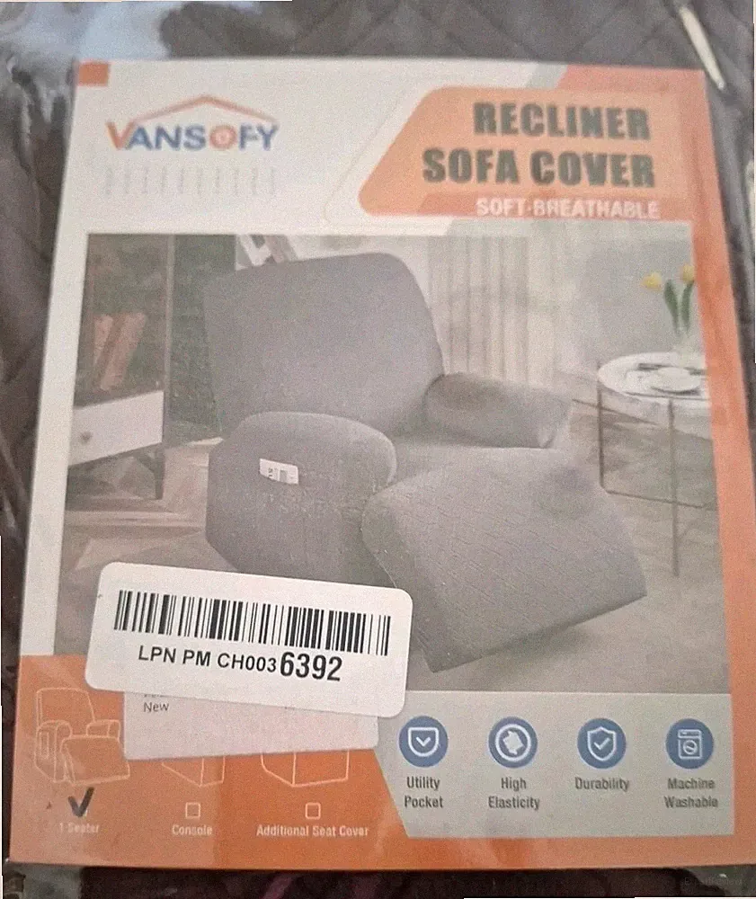 Stretch Recliner Chair Slipcover Cover Armchair Protector for Any Recliner