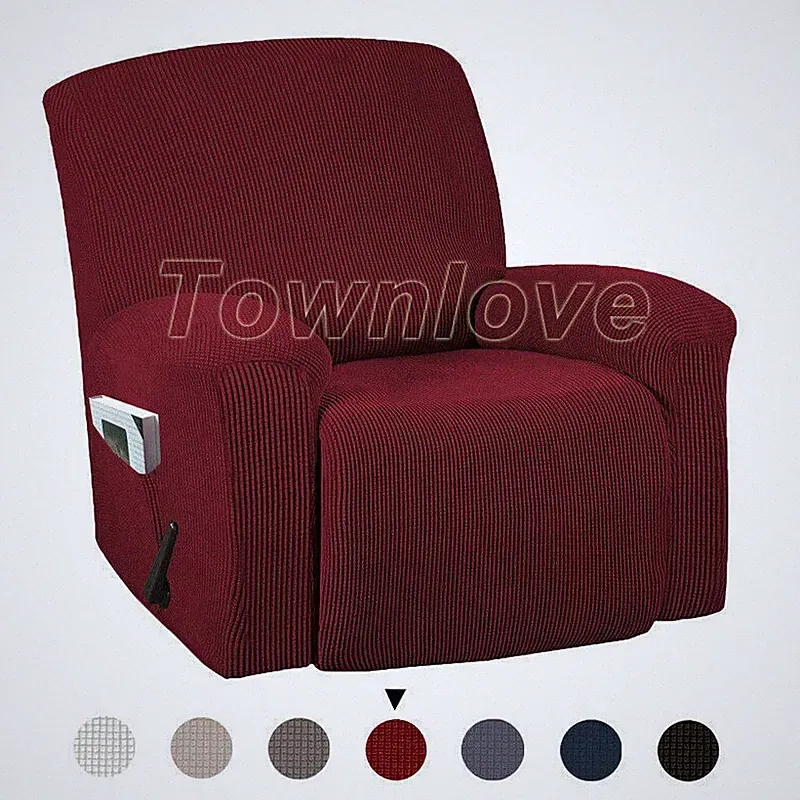 Stretch Reclining Chair Recliner Slipcovers Furniture Protector Cover 1 Piece